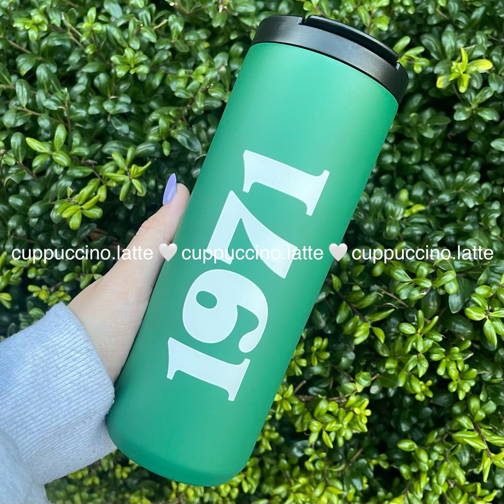 🤍NEW💚Starbucks Green 1971 Heritage Roast Collection SS Bottle Tumbler